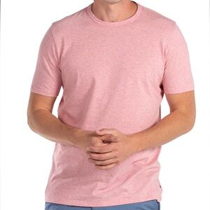 Halsey 44 Men’s crewneck t-shirt. Size L-Heathered Red